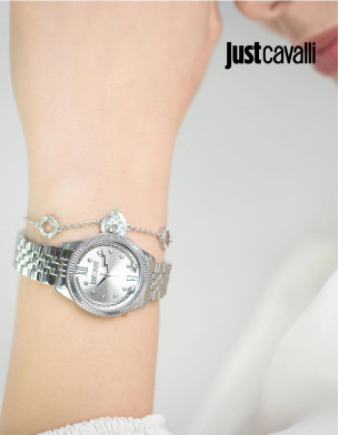 Just Cavalli Ladies Watch with Bracelet